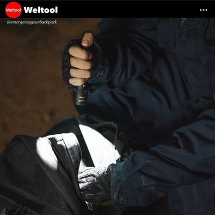 Weltool T17 "Ironclad Virtue" Durable Tactical Flashlight 600 Lumens 239M
