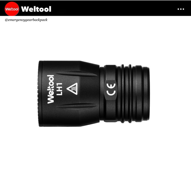Weltool LH1 Head 686 Lumens 89,600CD 597M Tactical Flashlight