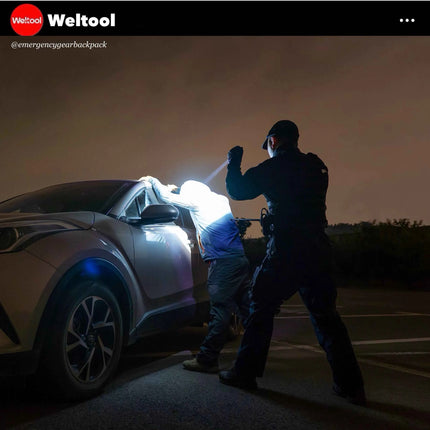 Weltool LH1 686 Lumens 89,600CD 597M Tactical Flashlight (Short Body)