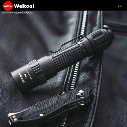 Weltool LH8 1250 Lumens 83,900CD 578M Tactical Flashlight