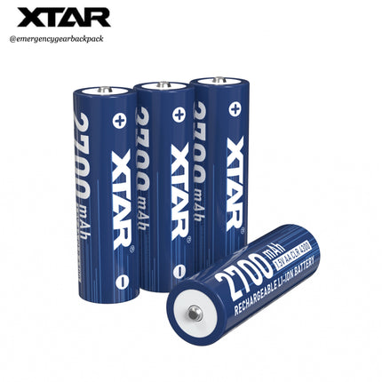 XTAR 1.5V AA CLR 4300mWh/2700mAh  Rechargeable Li-ion Battery