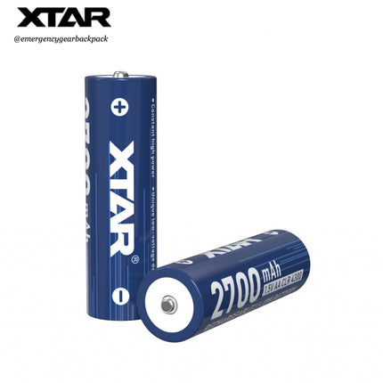 XTAR 1.5V AA CLR 4300mWh/2700mAh  Rechargeable Li-ion Battery