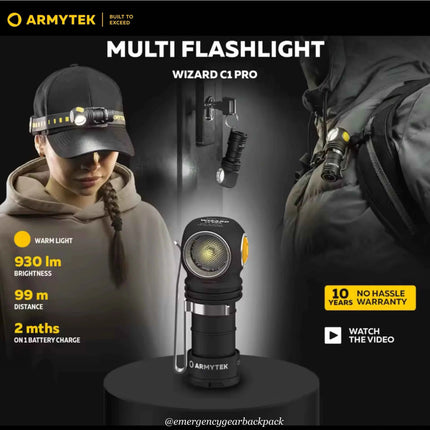 Armytek Wizard C1 Pro Magnet USB (Warm Light)