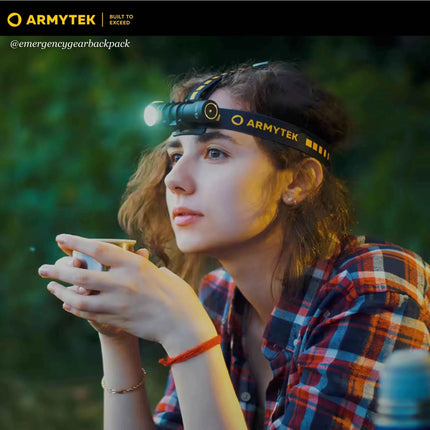 Armytek Wizard C2 WR  Warm + Red Light — Multi-Flashlight 3-in-1