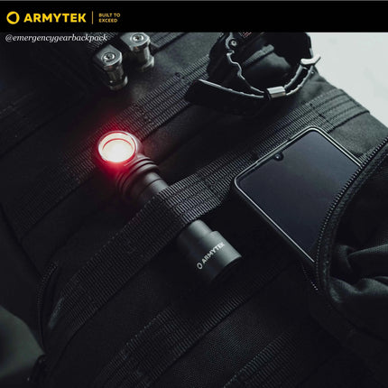 Armytek Wizard C2 WR  Warm + Red Light — Multi-Flashlight 3-in-1
