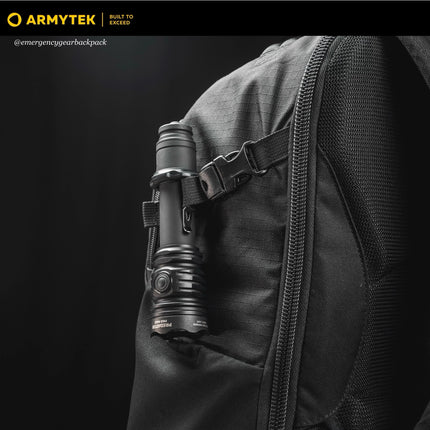 Armytek Predator Pro Max flashlight holster carry on belt for professional deployment