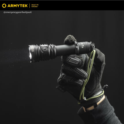 Armytek Viking Pro Max stainless steel bezel non reflective finish