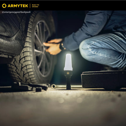 Armytek Bear WRG white light under vehicle emergency situation
