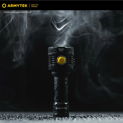Armytek Bear WRG water resistant body with moisture protection