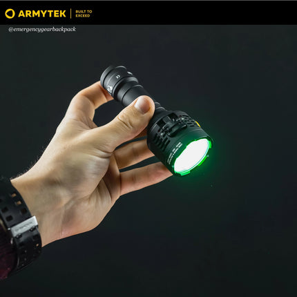 Armytek Bear WRG green light field use at night