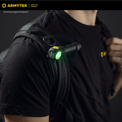 Armytek Wizard C2 WG คลิปติดเสื้อใช้งานแบบ EDC แสงเขียว