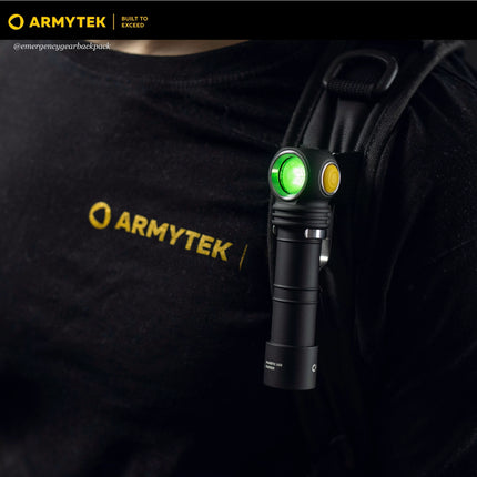 ไฟฉาย Armytek C2 WG ติดสายสะพายกระเป๋า ใช้งาน hands-free