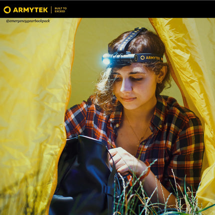 Armytek Wizard C2 WG ใช้งานในเต็นท์ แสงนุ่มไม่แสบตา