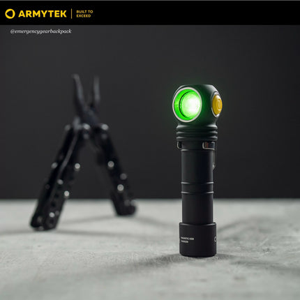 Armytek Wizard C2 WG ตั้งวางบนพื้นใช้งานแบบตั้งโต๊ะ