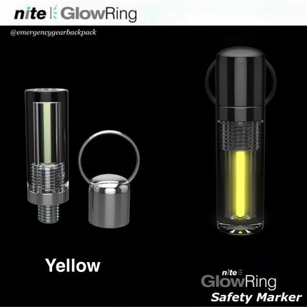 Nite GlowRing Monster Marker สี Yellow มาร์กเกอร์เรืองแสงสีเหลือง สำหรับอุปกรณ์ Outdoor และแคมป์