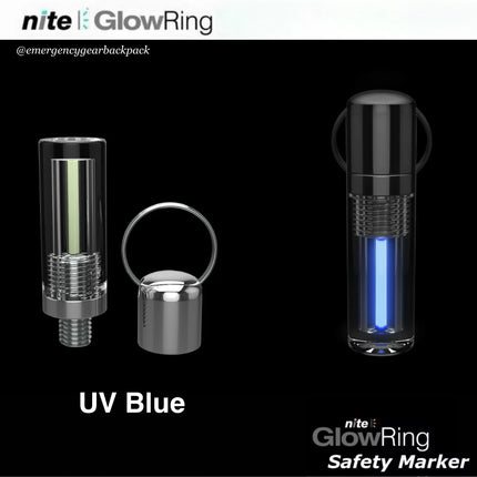 Nite GlowRing Monster Marker สี Blue มาร์กเกอร์เรืองแสงสีน้ำเงิน สำหรับติดกระเป๋า เป้ และอุปกรณ์ Outdoor