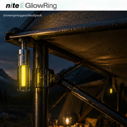 Nite GlowRing Monster Marker สีเหลือง สำหรับติดกับ Awning Tarp Shelter รถบ้าน Camping Van และ Camping Truck