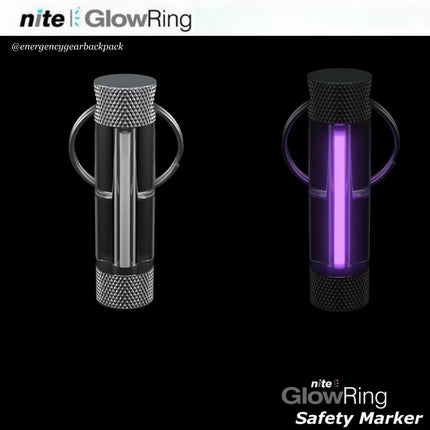 Firefly MegaGlow สีม่วง แสดงตัวเรือนโปร่งใสและการเรืองแสงในความมืด