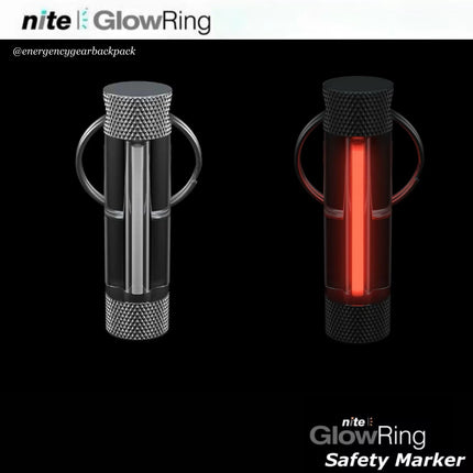 Firefly MegaGlow สีแดง แสดงตัวเรือนโปร่งใสและการเรืองแสงในความมืด