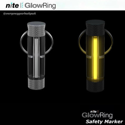 Firefly MegaGlow สีเหลือง แสดงตัวเรือนโปร่งใสและการเรืองแสงในความมืด
