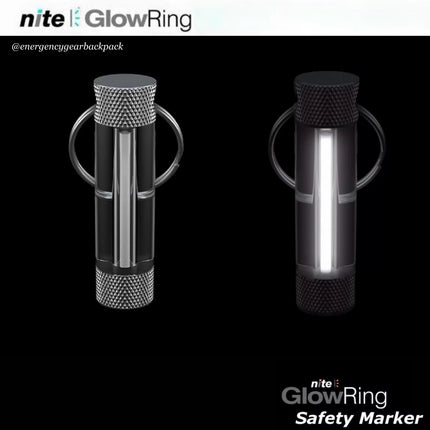Firefly MegaGlow สีขาว แสดงตัวเรือนโปร่งใสและการเรืองแสงในความมืด