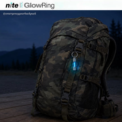 Firefly MegaGlow สี Ice Blue ติดกระเป๋าเป้สำหรับเดินป่าและแคมป์ปิ้ง