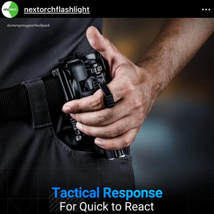 NEXTORCH TA20 Tri-Setting  Compact Tactical Flashlight 1000LMS 210M