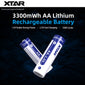 XTAR 1.5V Li-ion Battery AA 3300mWh/2000mAh (Pack 4)