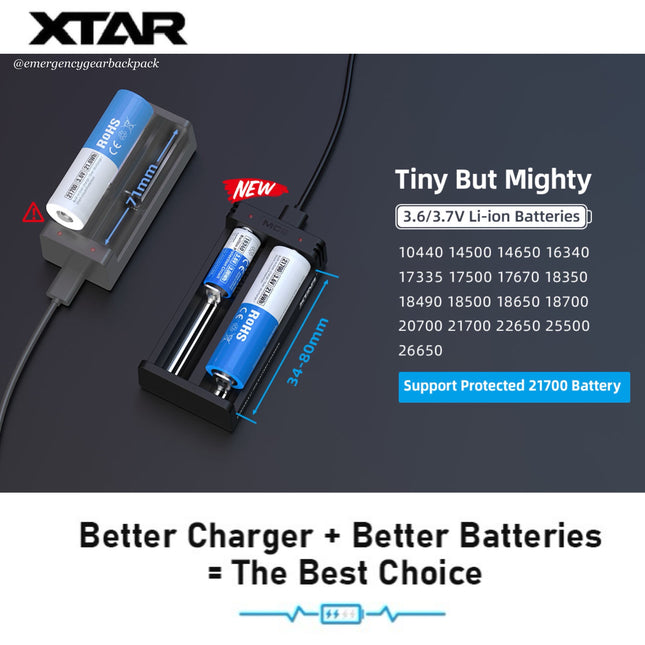 XTAR MC2 New - Smart Battery Charger