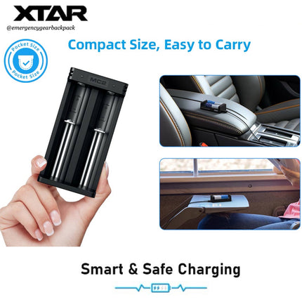 XTAR MC2 New - Smart Battery Charger