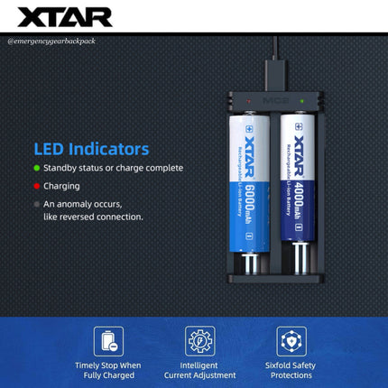 XTAR MC2 New - Smart Battery Charger