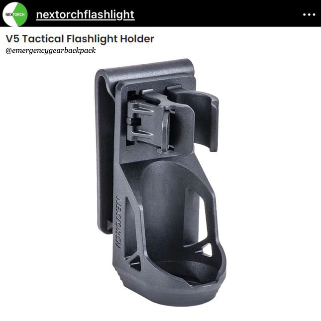 NEXTORCH V5 Quick-Draw Tactical Flashlight Holster