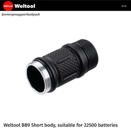 Weltool BB9 Short Body for W3Pro/ W3Plus/ W7/ T8Plus