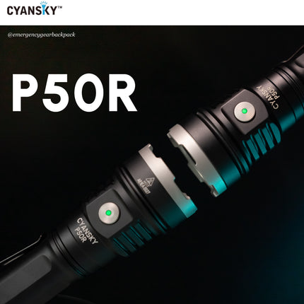 Cyansky P50R High Performance Outdoor Flashlight 12000 Lumens 328M