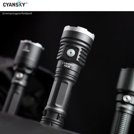Cyansky P50R High Performance Outdoor Flashlight 12000 Lumens 328M