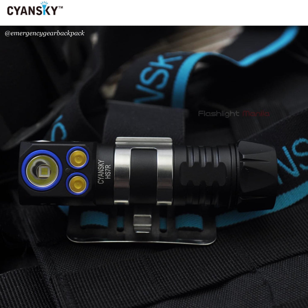 CYANSKY HS7R Multifunctional Rechargeable L-shaped Headlamp