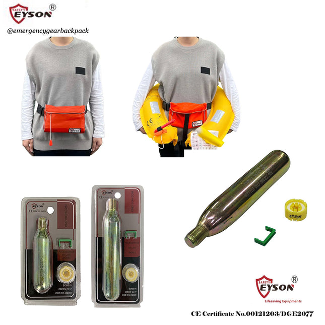 EYSON Co2 Cylinder 24g Life Jacket Re-arming Kit