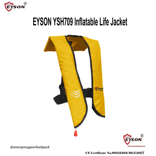 EYSON YSH709 Inflatable Life Jacket CE/SOLAS Certified