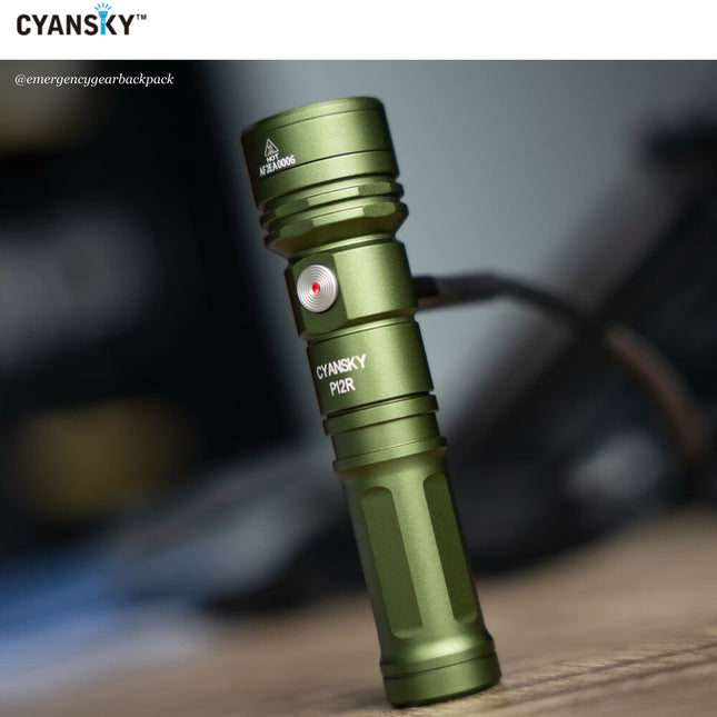 Cyansky P12R Multifunction EDC Flashlight 1300 Lumens 240M