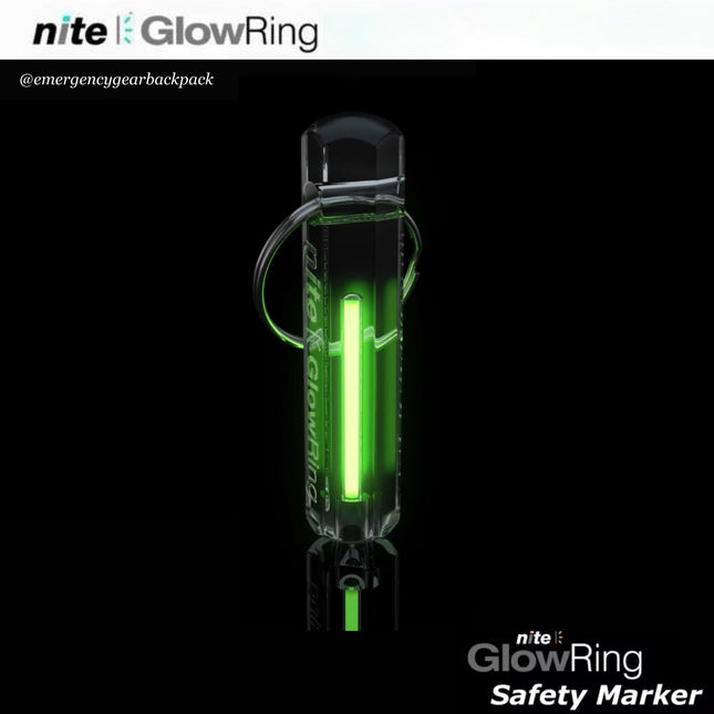 Clear Nite GlowRing สีเขียว Green Safety Marker พวงกุญแจเรืองแสงสำหรับจุดสังเกตในที่มืด