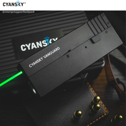 Cyansky Vanguard 1500 Lumens 410M Dual Light Source EDC Flashlight