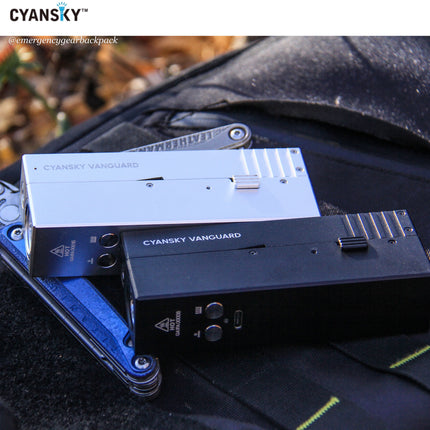 Cyansky Vanguard 1500 Lumens 410M Dual Light Source EDC Flashlight