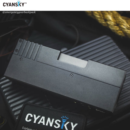 Cyansky Vanguard 1500 Lumens 410M Dual Light Source EDC Flashlight