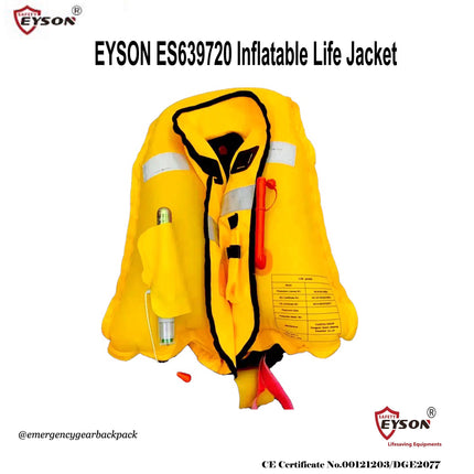EYSON ES639720 Inflatable Life Jacket CE/SOLAS Certified