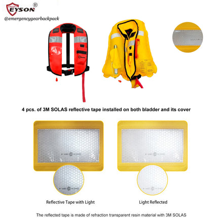 EYSON ES639720 Inflatable Life Jacket CE/SOLAS Certified