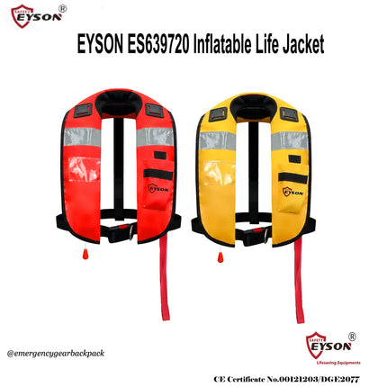 EYSON ES639720 Inflatable Life Jacket CE/SOLAS Certified