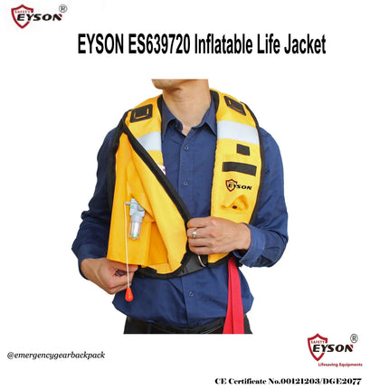 EYSON ES639720 Inflatable Life Jacket CE/SOLAS Certified