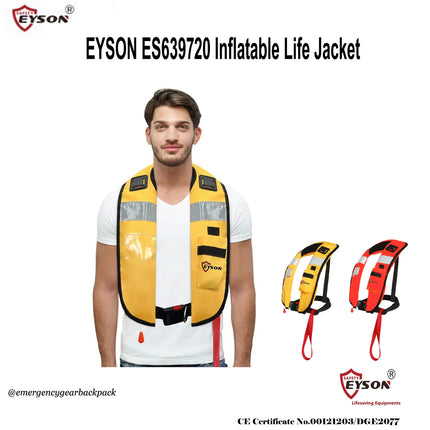 EYSON ES639720 Inflatable Life Jacket CE/SOLAS Certified
