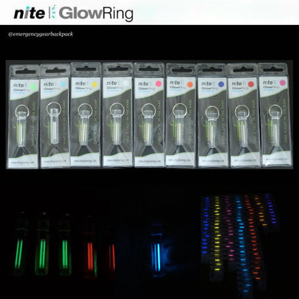 Clear Nite GlowRing สินค้าล็อตใหม่จากอังกฤษ พร้อมแพ็กเกจสำหรับพวงกุญแจเรืองแสง Safety Marker