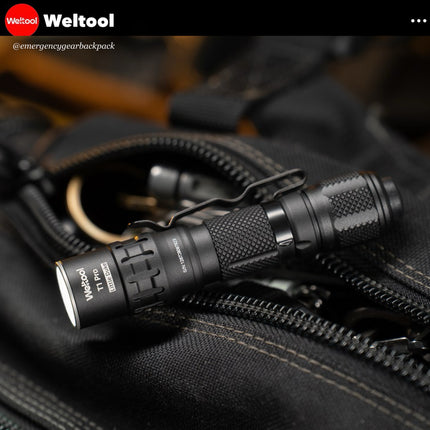 Weltool T1 Pro TAC Tactical Flashlight 540 Lumens 290M